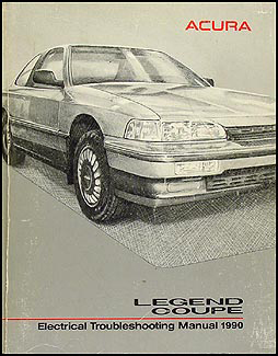 1990 Acura Legend Coupe Electrical Troubleshooting Manual Original 