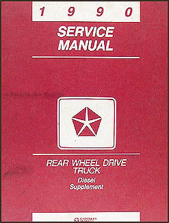 1990 Dodge Truck Cummins Diesel Engine Original Supplement