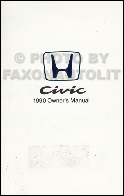 1990 Honda civic operators manual #4