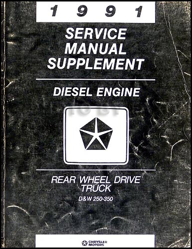 1991dodge d250 service manual