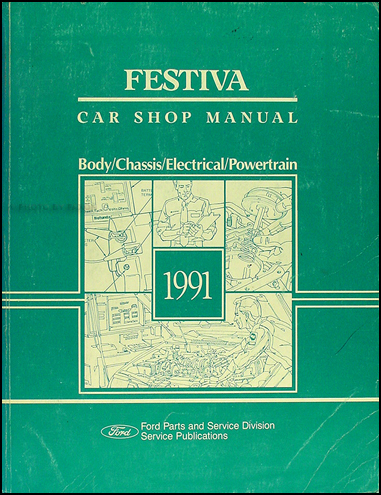 1991 Ford Festiva Repair Shop Ford Festiva Trio. 1991 Ford Festiva Repair Shop