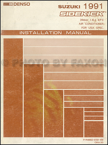 repair manual suzuki sidekick
