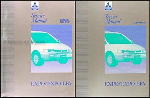 1992-1993 Mitsubishi Expo/Expo LRV Service Shop Manual Original 2 Volume Set