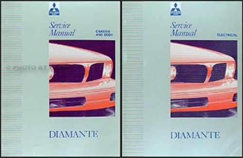 1992-1995 Mitsubishi Diamante Repair Manual Set Original