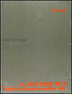 1992 Acura Legend Electrical Troubleshooting Manual Original 