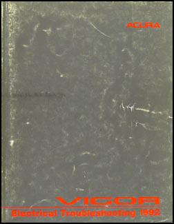 1992 Acura Vigor Electrical Troubleshooting Manual Original