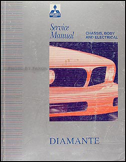 1992 Mitsubishi Diamante Repair Manual Original