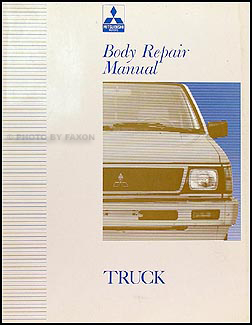 1992 Mitsubishi Truck Body Manual Original