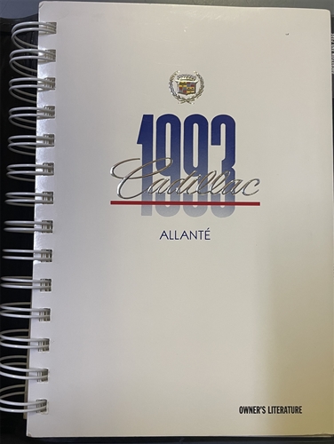 93 cadilac eldordo owner manual