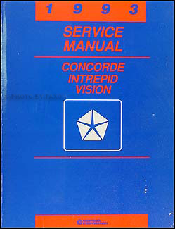 1993 Chrysler Concorde, Dodge Intrepid, Eagle Vision Repair Shop Manual Set