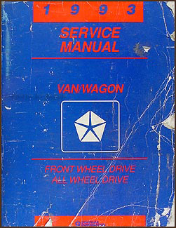 1993 MoPar FWD Car Shop Manual 3 Vol Set