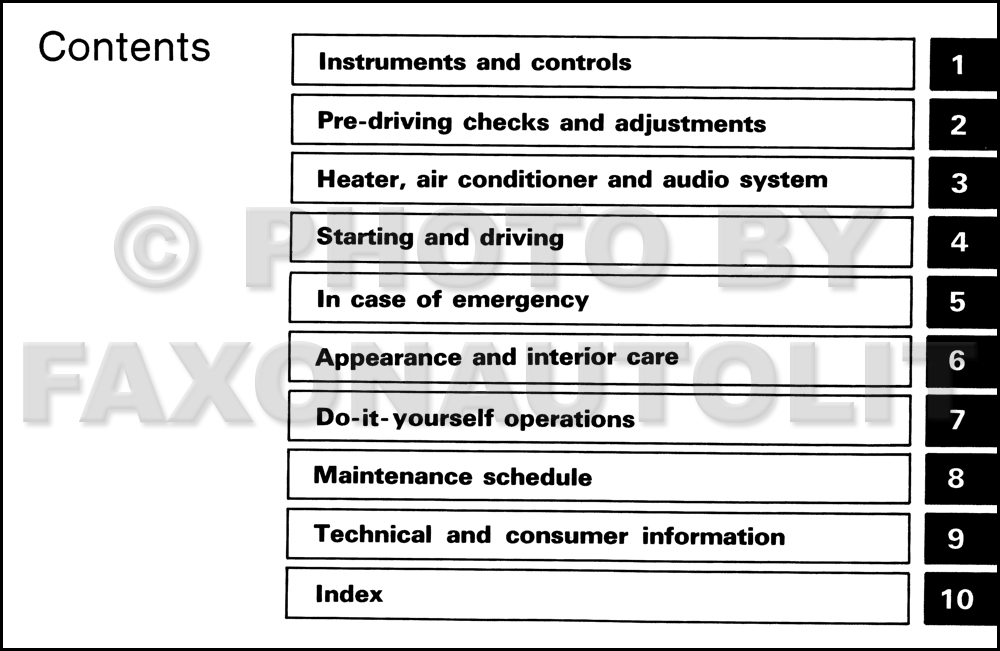 1993 Nissan maxima user manual #4