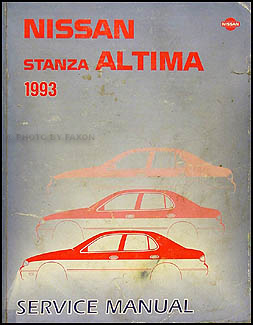 Nissan Stanza Altima 1993 Service Manual (1992)