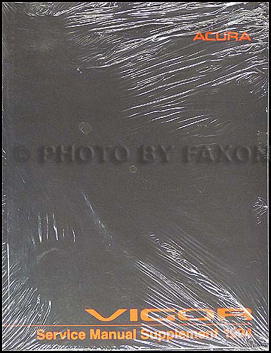 1995 Acura Legend Shop Manual Original Supplement 