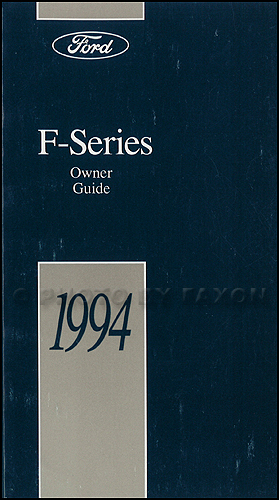 owners manual 1985 ford f250 truck