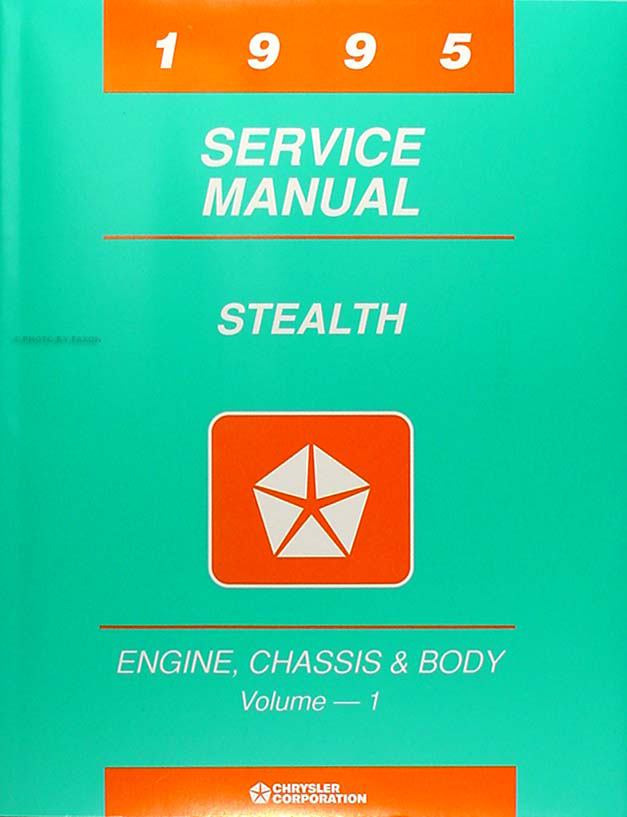 1995 Dodge Stealth Shop Manual Original Set 95 including RT & Turbo