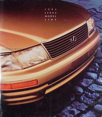 1995 Lexus Sales Catalog OriginalAll Models