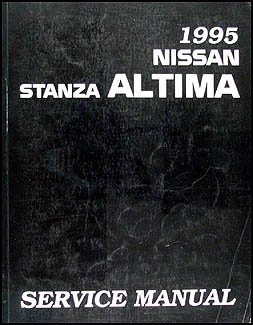 1995 Nissan Stanza, Altima Owners Manual Nissan