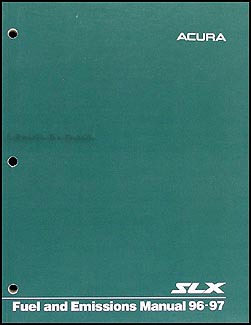 1996-1997 Acura SLX Fuel and Emissions Manual Original
