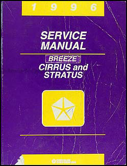 1996 Cirrus, Stratus, & Breeze Shop Manual Original 
