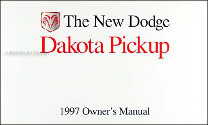 1997 Dodge Dakota Pickup Truck Original Owner's Manual Pack 97