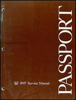 1997 Honda Passport Repair Manual Original 