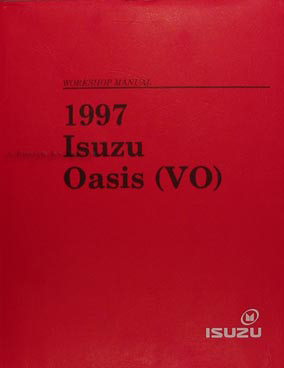 1997 Isuzu Oasis & Honda Odyssey Shop Manual Original