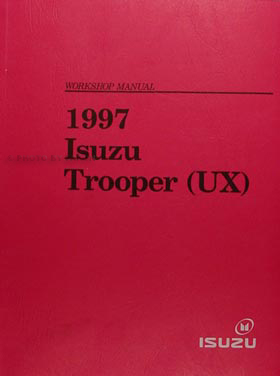 2001 isuzu trooper service manual