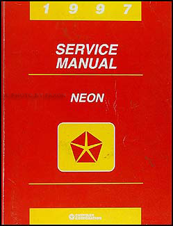 1997 Neon Shop Manual Original 