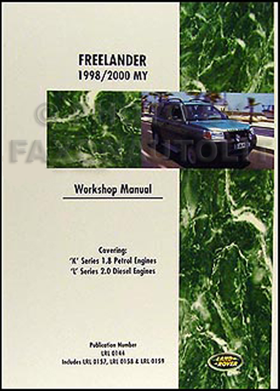 1998-2000 Land Rover Freelander Repair Manual Reprint 