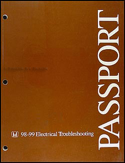 1998-1999 Honda Passport Electrical Troubleshooting Manual Original 