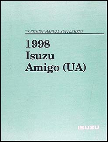 isuzu rodeo owners manual 1997
