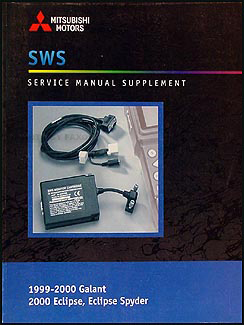 1999-2000 Mitsubishi Galant & 2000 Eclipse & Spyder Repair Shop Manual Supp