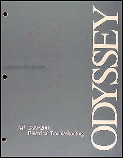 1999-2001 Honda Odyssey Electrical Troubleshooting Manual Original 