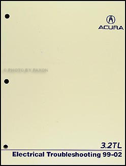 1999-2002 Acura 3.2 TL Electrical Troubleshooting Manual Original 