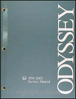 1999-2002 Honda Odyssey Repair Manual Original 