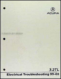 1999-2003 Acura 3.2 TL Electrical Troubleshooting Manual Original 