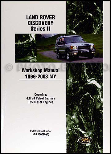 1999-2002 Land Rover Discovery 2002 Land Rover Discovery Ii Sd. 1999-2002 Land Rover Discovery