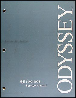 1999-2004 Honda Odyssey Repair Manual Original 