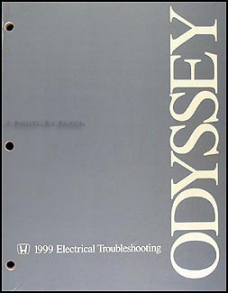1999 Honda Odyssey Electrical Troubleshooting Manual Original 