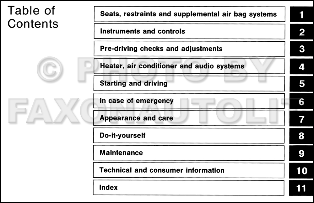 Nissan maxima 1999 owner manual #9