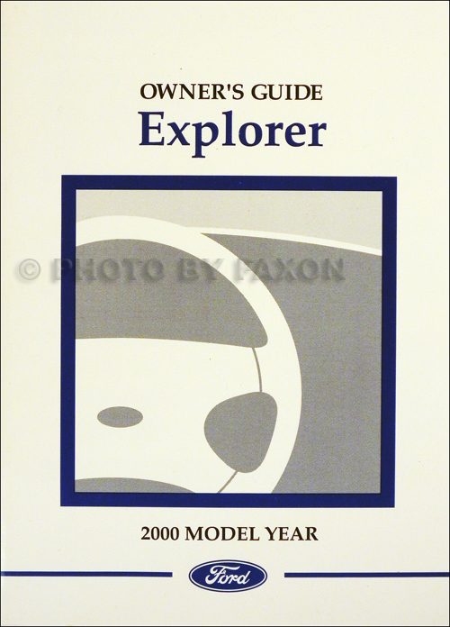 factory ford explorer repair manual