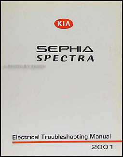 2001 Kia Sephia Electrical Troubleshooting Manual Original 