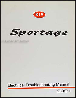 2001 Kia Sportage Electrical Troubleshooting Manual Original 