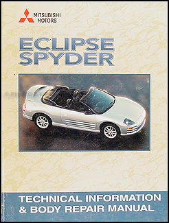 2001 Mitsubishi Eclipse Spyder Body Repair Manual Original