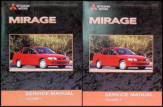 2001 Mitsubishi Mirage Repair Manual Set Original
