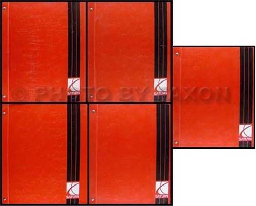2000-2001 Saturn L-Series Repair Shop Manual Original Binder 5 Vol Set