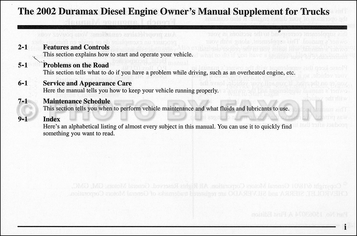 2002 Gmc sierra 2500hd owners manual #2