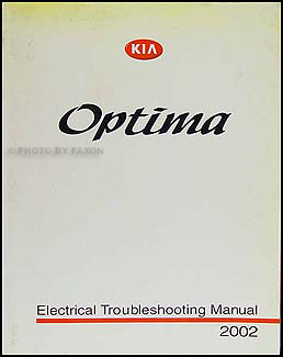 2002 Kia Optima Electrical Troubleshooting Manual Original 