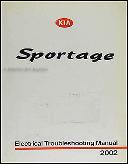 2002 Kia Sportage Electrical Troubleshooting Manual Original 